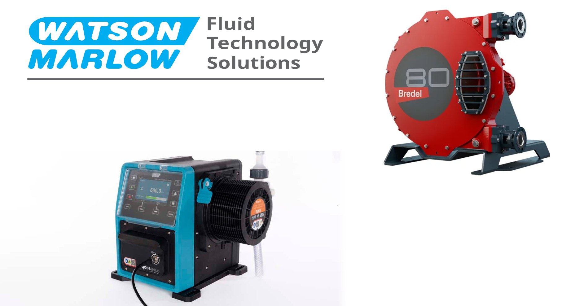 Watson-Marlow Bredel hose pump and Qdos metering pump